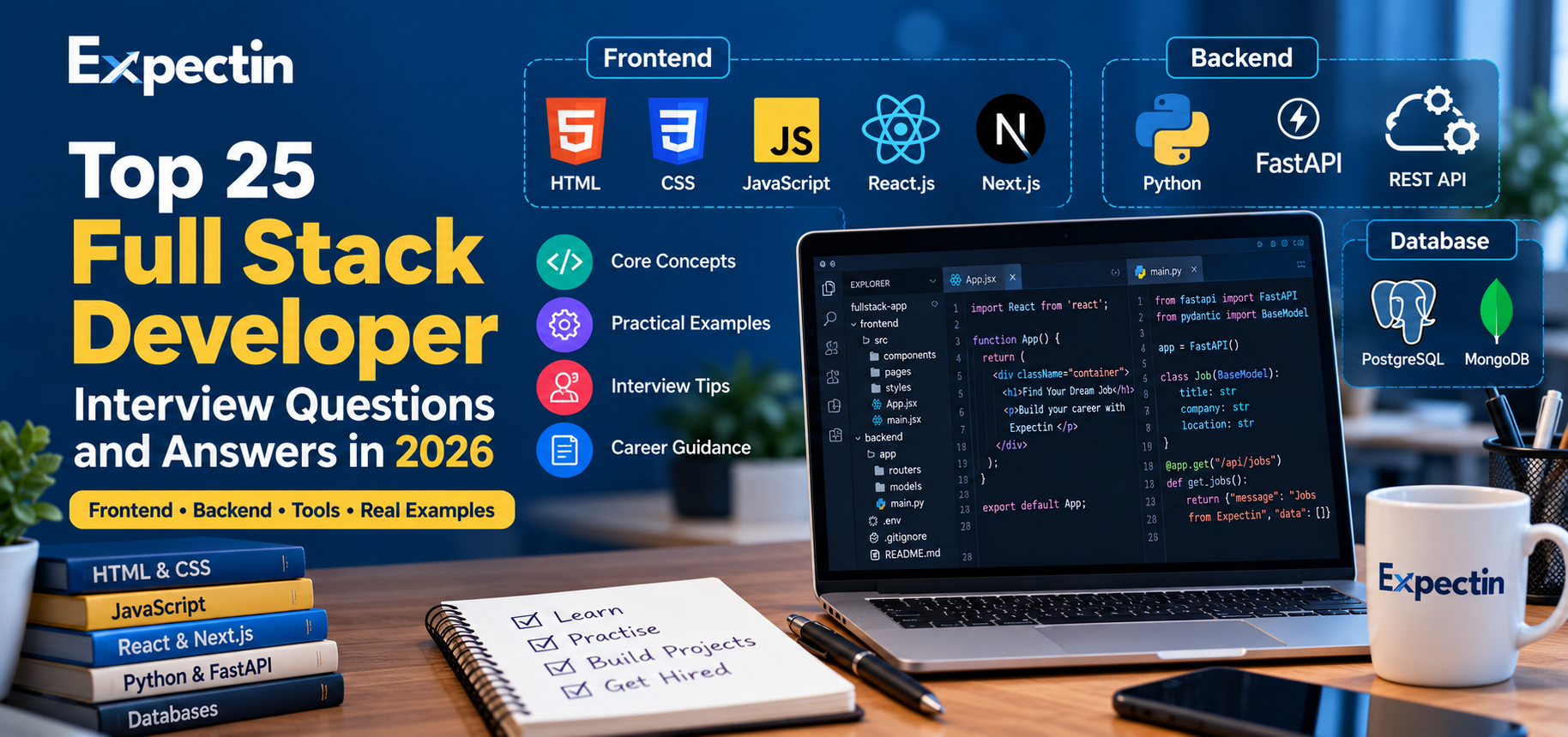 Top 25 Full Stack Developer Interview Questions and Answers in 2026